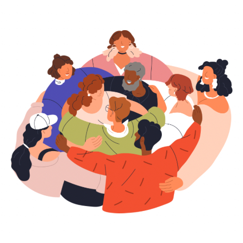 Blue minimalist chat App messaging logo – 5